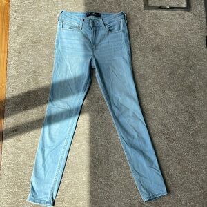 high rise super skinny hollister jeans